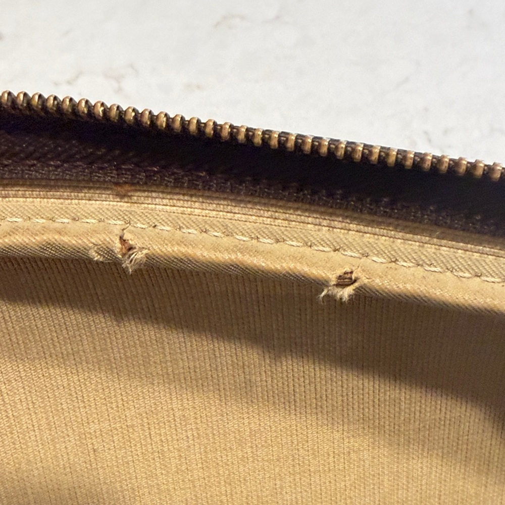 ***SOLD*** Vintage Louis Vuitton Monogram Brown Vintage Reporter Bag w/COA - Picture 7 of 10